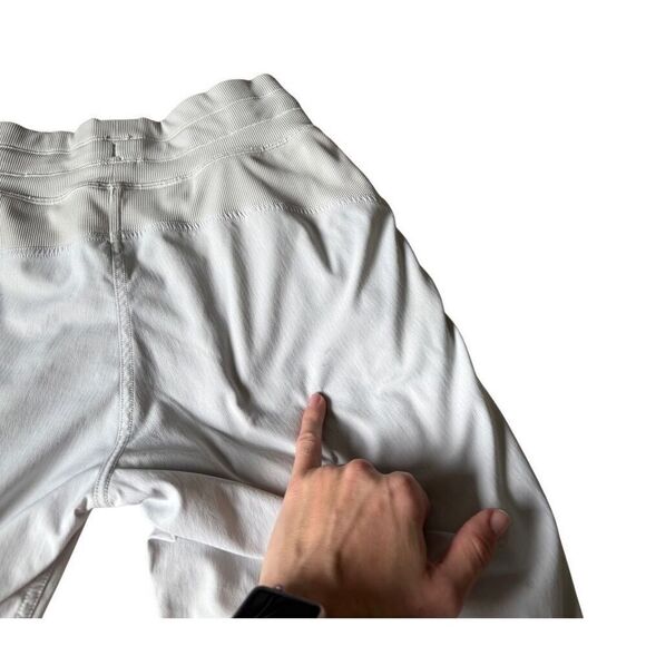 Lululemon Dance Studio Jogger Full Length Mid Rise Sheer Blue Lined Size 2 - Picture 6 of 9